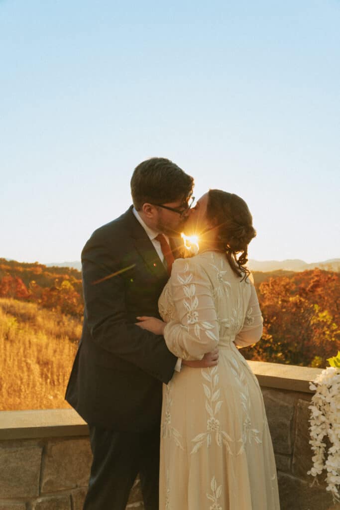 Something Blue Mountain Venue Autumn Wedding | Asheville Autumn Wedding Photography